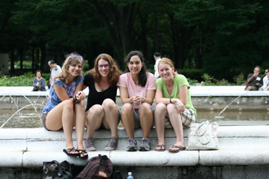 2 KCP student Jenny Nulf with friends