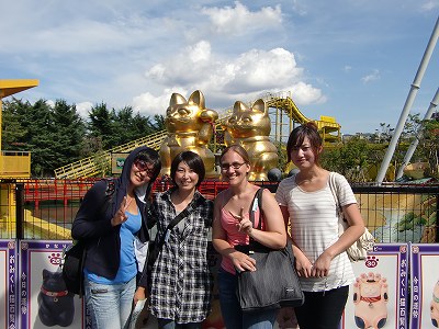 Fuji-5 KCP students at Fuji-Kyu Highland amusement park