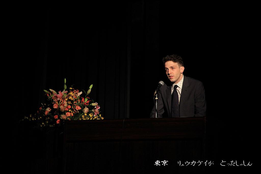 A KCP student gives a speech.