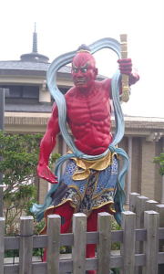 Kami at the temple entrance