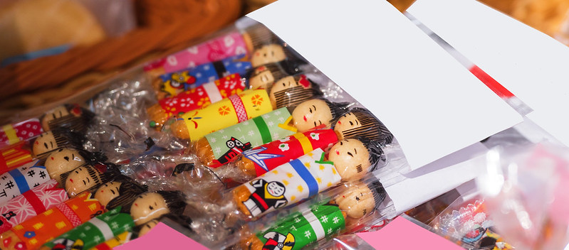 Japanese wooden dolls