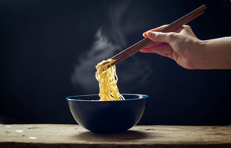 Hot noodles