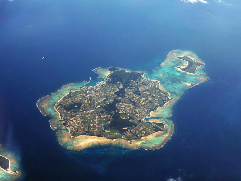 Izena Island and Yahana Island