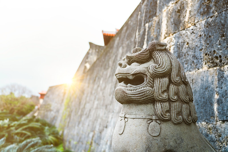 Shisa lion guard in Shuri Castle