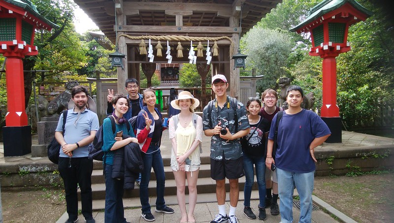 KCP Spring 2019 students in Kamakura, Japan.