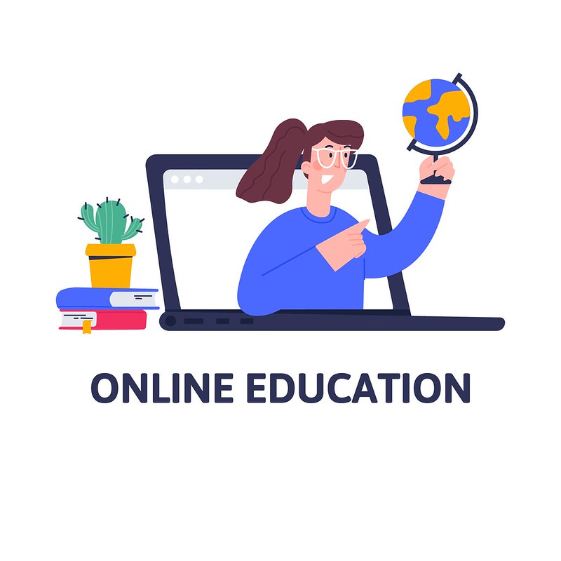 online education graphic